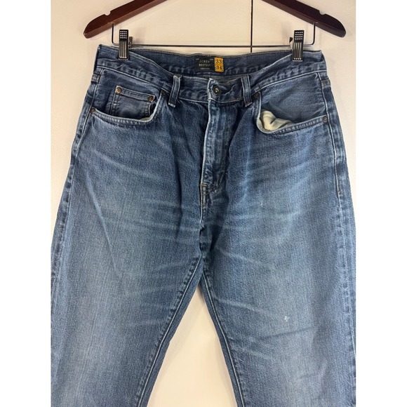 J.Crew Bootcut Jeans Classic Wash Denim Everyday Casual Style Size 33x34 - Picture 2 of 14